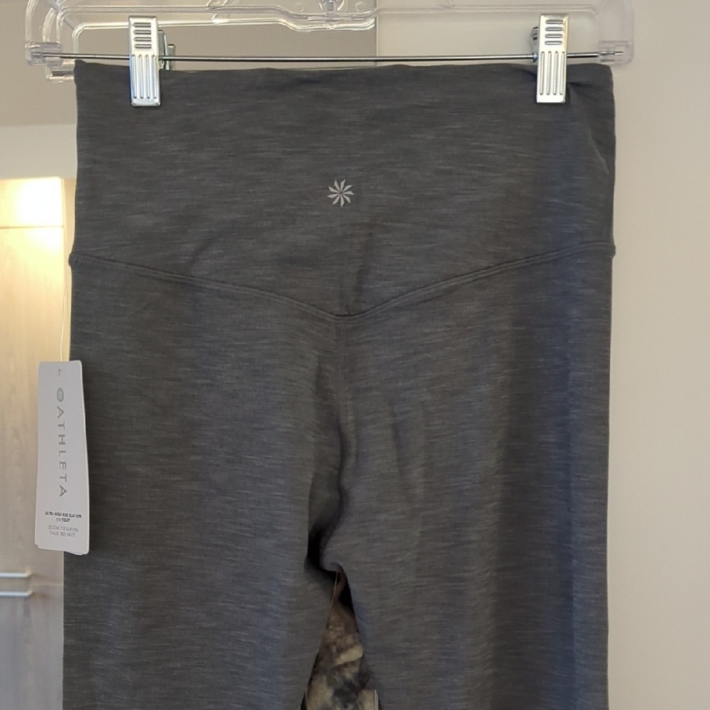 Athleta Gray High-Waisted Leggings - Picture 5 of 7